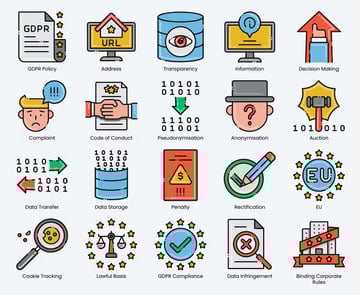 75 GDPR Icons