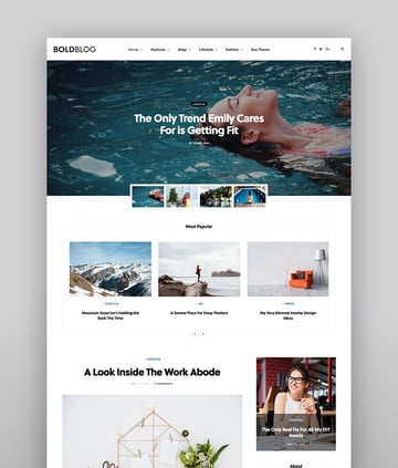 CheerUp - Modern Personal WordPress Blog Theme