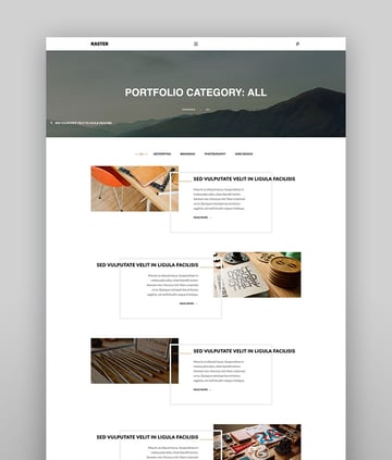 Kaster - Creative Theme for WordPress Blogs