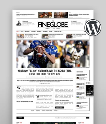 Fineglobe - Classic Newspaper Theme