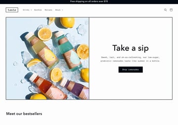 taste free shopify theme