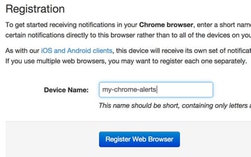 Choose Your Desktop Notification Device Name