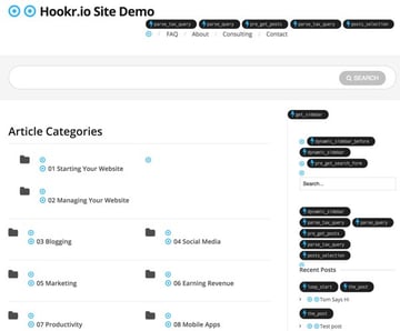 Hookr WordPress Plugin - On Your Public Site