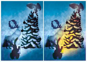 Add the Warm Light Source with Overlay