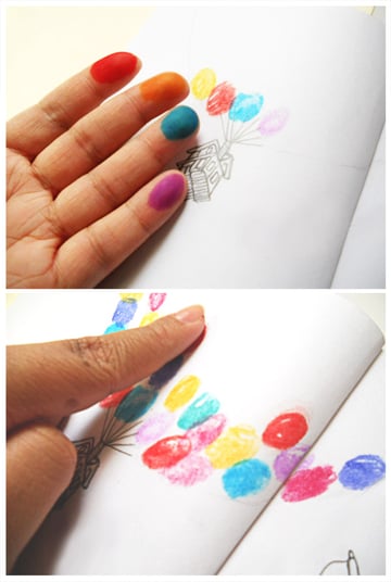 Create a Fingerprint Stamp Balloon Effect