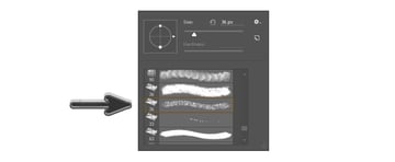 Chalk Brush for Hair Texture in Adobe Photoshop