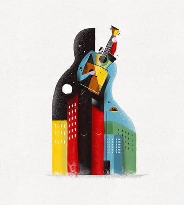 Song for the city Art by Santiago Oddis