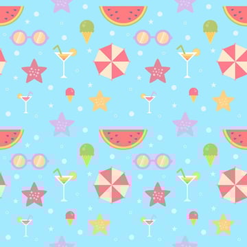 Summer Pattern in Affinity Designer by Lenart Livia