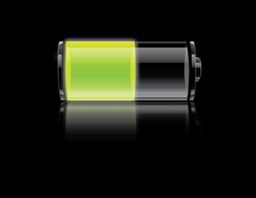 Vector Battery Icon by Teodora