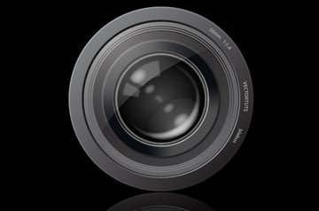 Create An Aperture Style Camera Lens Icon