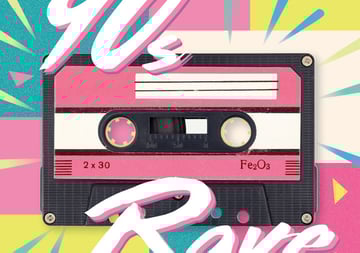How to Create a 90s Style Event Flyer in Adobe InDesign