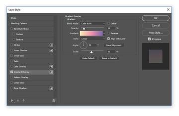 Add a pastel gradient overlay