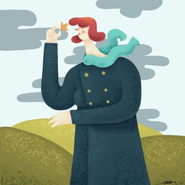 Fall Illustration by Denis Angelov