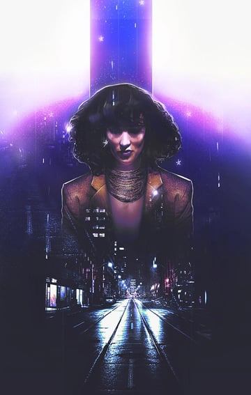 80s Double Exposure Photoshop Manipulation by Melody Nieves