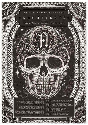 Architects European Tour Poster