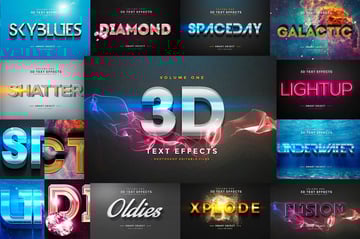 3D Text Effects Vol1