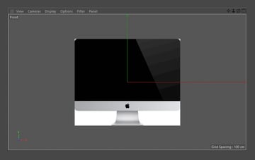 Computer monitor background image
