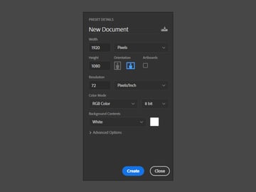 Create a new document