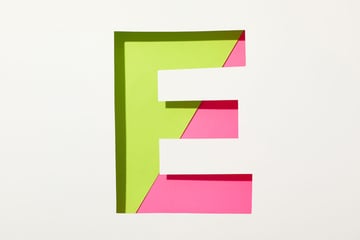 letter e