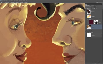 Sandy and Dannys Loving Gaze