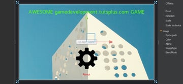 UI Editor - Text description