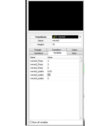 Transform 2s Variables are Set