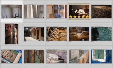 A grid of 4-star images showing one image worth 5-stars