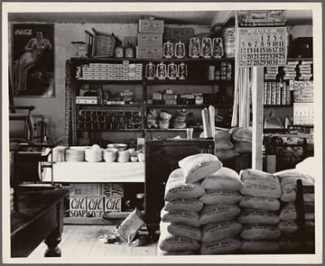 Walker Evans General Store Interior 1936
