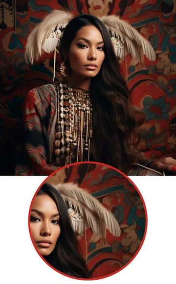 unnatural symmetry and texture