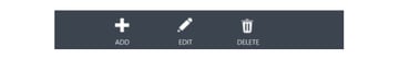 Add edit delete icons