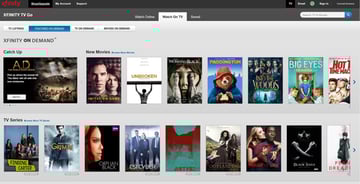 Xfinity on Demand screenshot