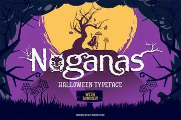 Noganas Scary Font Styles