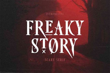 Freaky Scary Movie Font