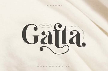 Gafta Serif Font