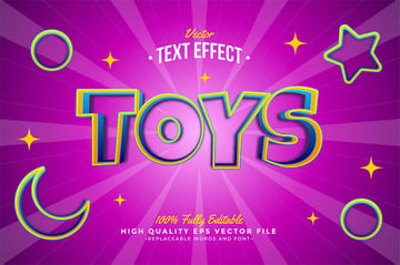 toys text effect