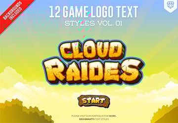 Game Logo Text Styles
