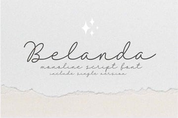 Belanda Wide Cursive Font
