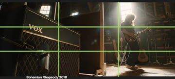 Bohemian Rhapsody shot composition