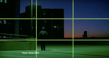 Paris Texas shot composition