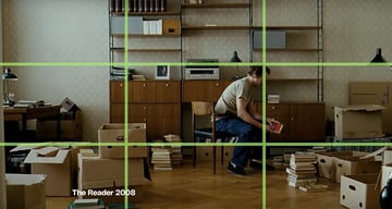 The Reader shot composition