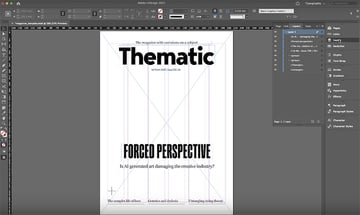 indesign magazine cover template