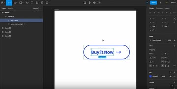 Figma auto layout in use