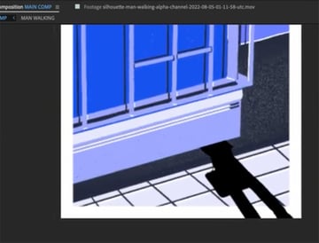 mask out the building