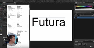 font selection