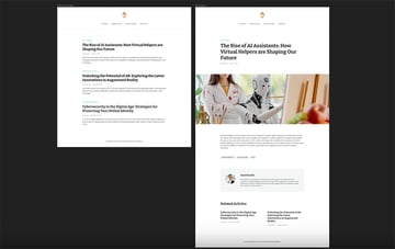 blog design in figma