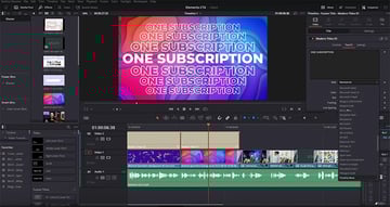 creating an intro in davinci resolve