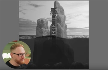 black and white layer