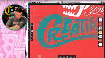 brush texture in blue