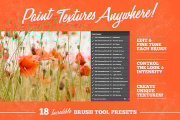 machine washed texture brushes