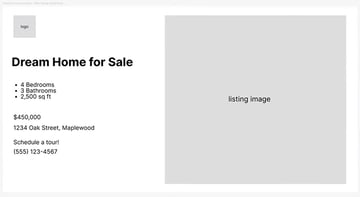 wireframe of facebook post